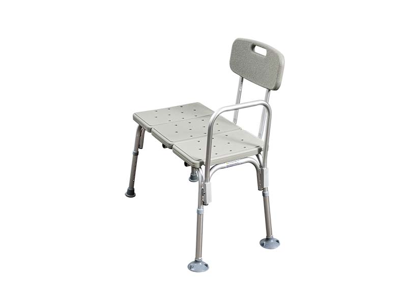 Drive medical plastic tub transfer bench with adjustable online backrest